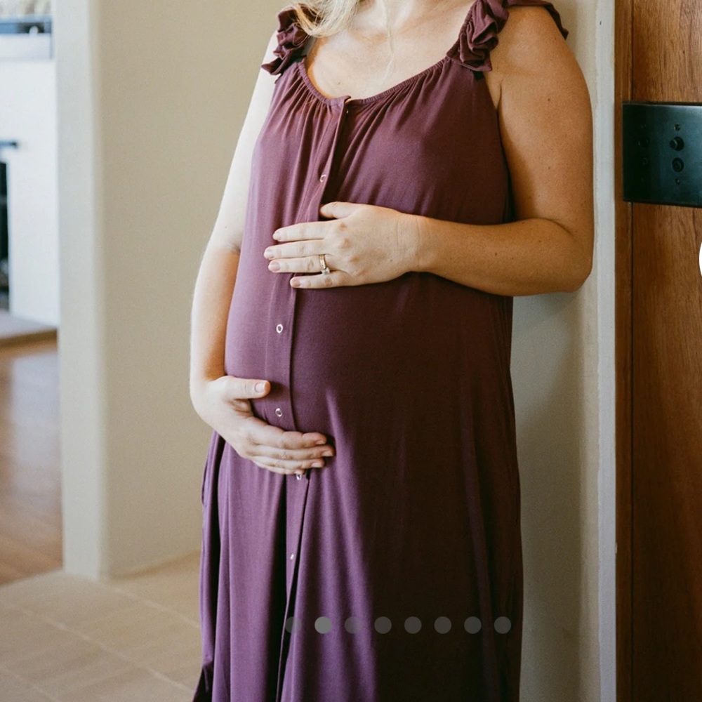 Kindred Bravely delivery gown in Plum - XS/S